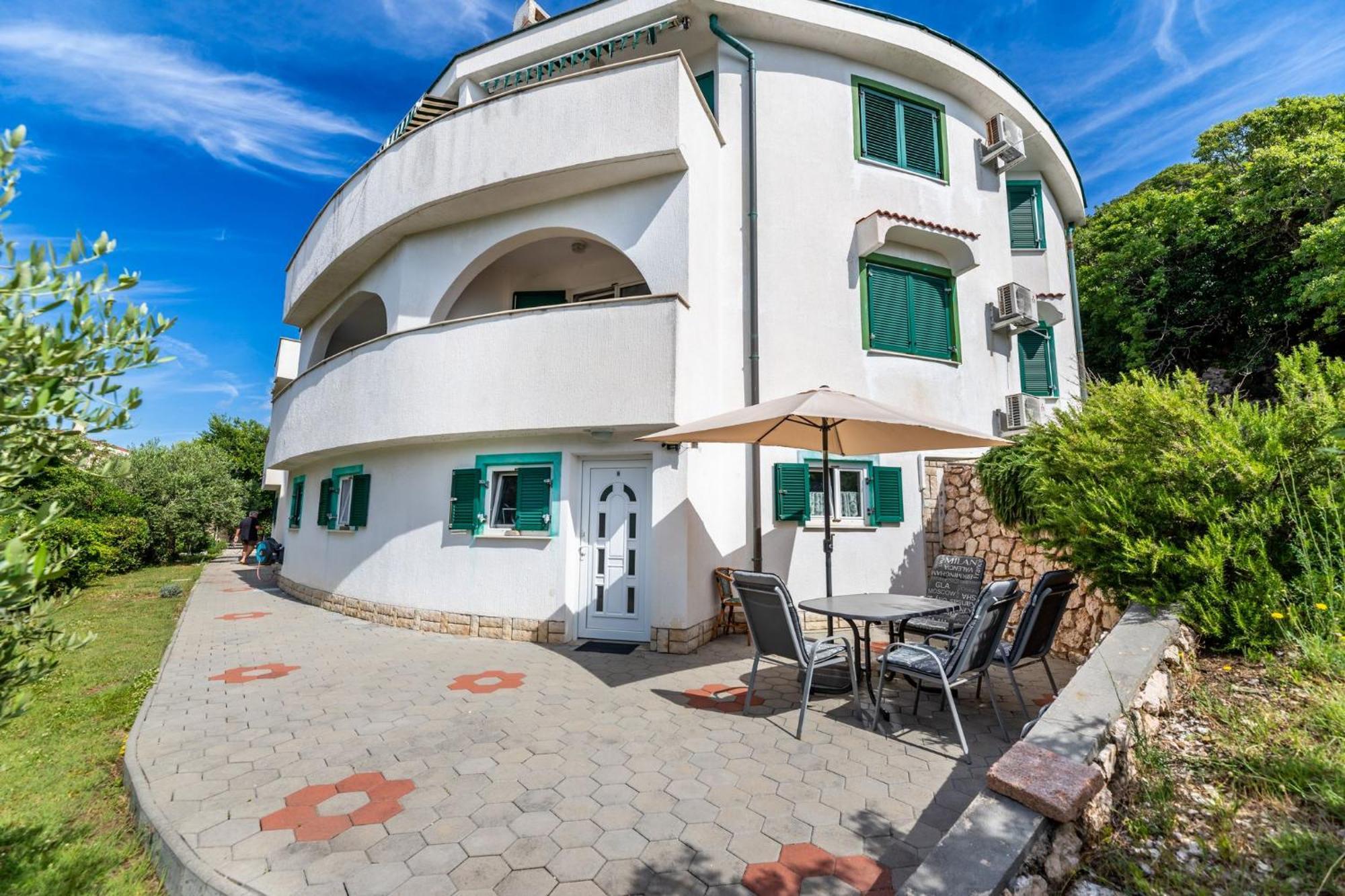 Apartments Oleander Kricin Baška Buitenkant foto